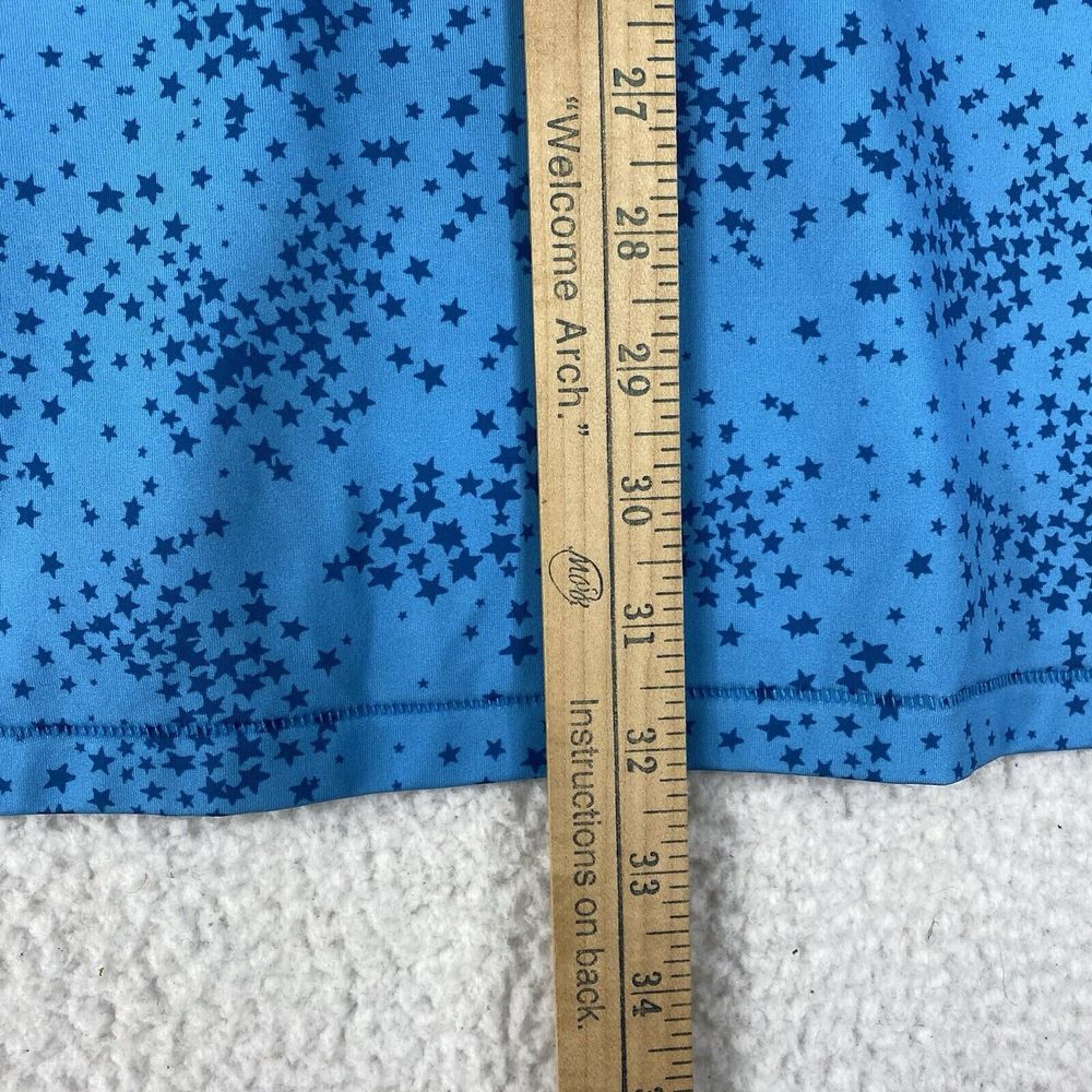 G Fore Shirt Mens XXL Blue Golf Performance Polo Star All Over Geometric READ - Picture 15 of 15